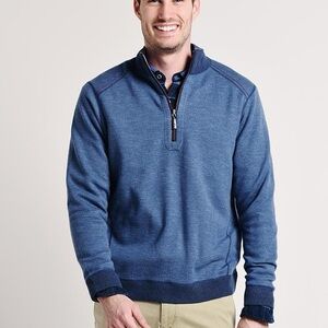 Tommy Bahama Flipsider Half Zip Reversible Pullover Sweater